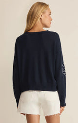 Paradise Reef Sienna Sweater - True Navy