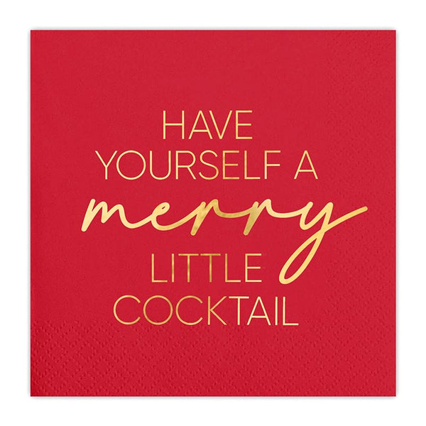 Merry Little Cocktail Cocktail Napkins