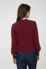 Classic Crewneck Sweater - Burgundy