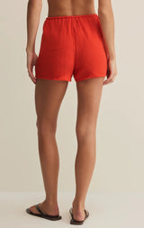 Daylight Airy Gauze Shorts - Lychee