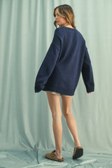 Ivy League Sweater - Navy