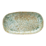 Green Glazed Stoneware Platter - Two Sizes