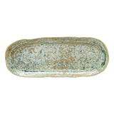 Green Glazed Stoneware Platter - Two Sizes
