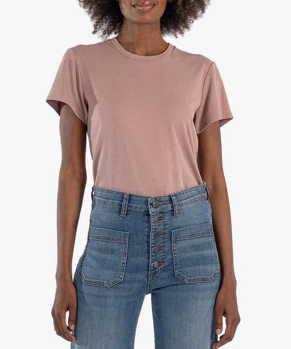 Remington Scoop Neck Tee - Mauve