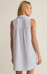 New Light Crinkle Mini Dress - Hamptons Blue