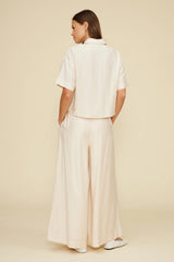 Bea Flowy Pants - Champagne