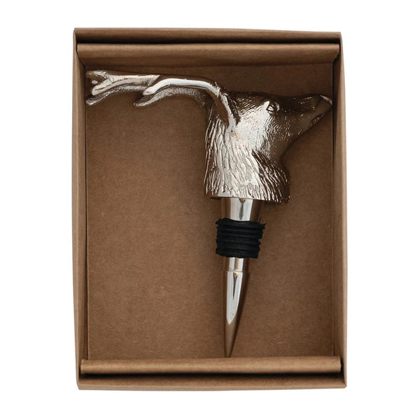 Reindeer Wine Bottle Stopper