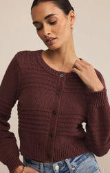 Between the Lines Cardigan - Sandlewood