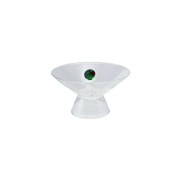 Hand Blown Glass Olive Bowl