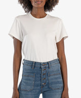 Remington Scoop Neck Tee - Ivory