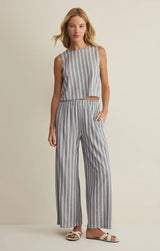 Sloane Knit Striped Tank - Summer Stone