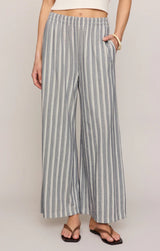 Scout Knit Striped Pants - Summer Stone