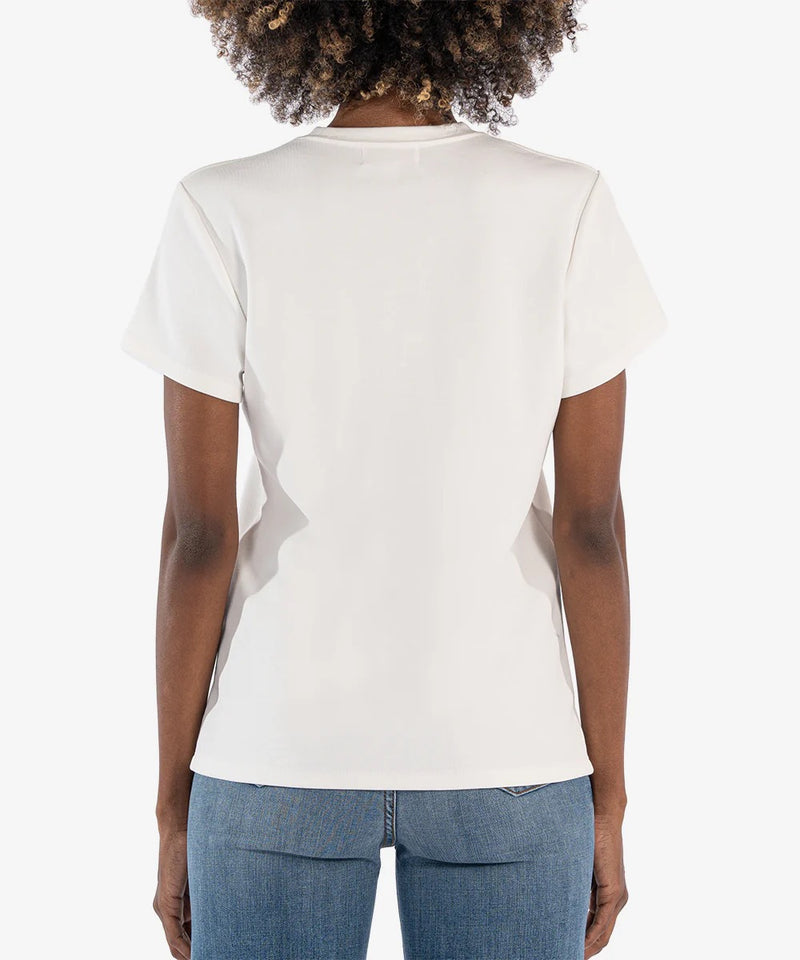 Remington Scoop Neck Tee - Ivory