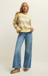 Cirrus Stripe Sweater - Sunnyside