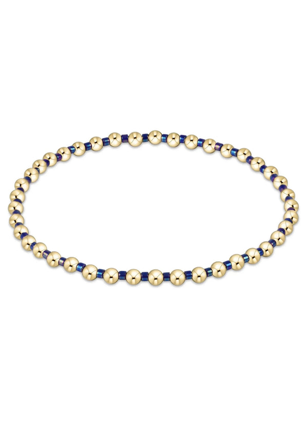 Hope Grateful Bracelet - Blue Metallic