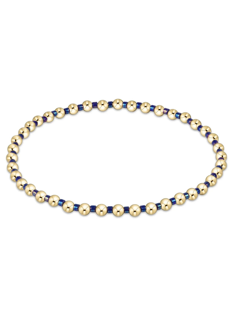 Hope Grateful Bracelet - Blue Metallic
