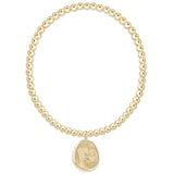 Inspire America Gold Disc Bracelet - Classic 3mm Gold