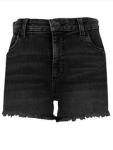 Layne Ultra High Rise Denim Shorts - Black