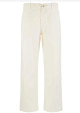 Ashton Front Tie Pants - Ecru