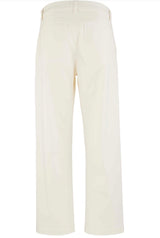 Ashton Front Tie Pants - Ecru