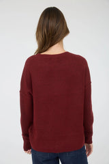 Burgundy Crewneck Sweater
