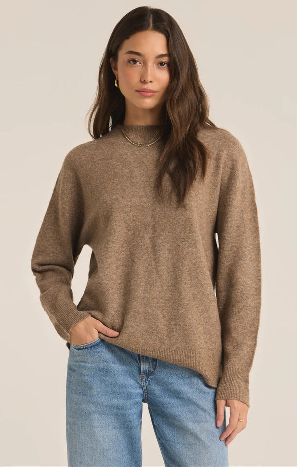 Gia Crew Neck Sweater - Chia