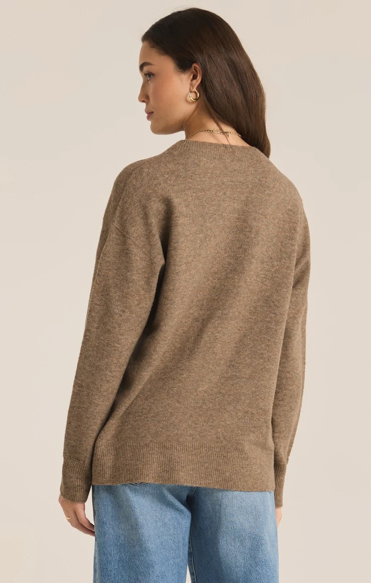 Gia Crew Neck Sweater - Chia