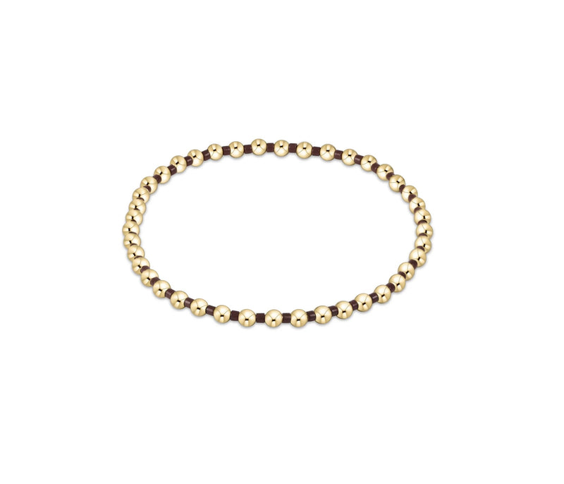 Hope Grateful Bracelet - Chocolate