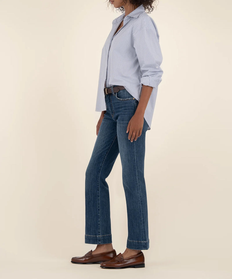 Kelsey High Rise Fab Ab Ankle Flare - Vibrant