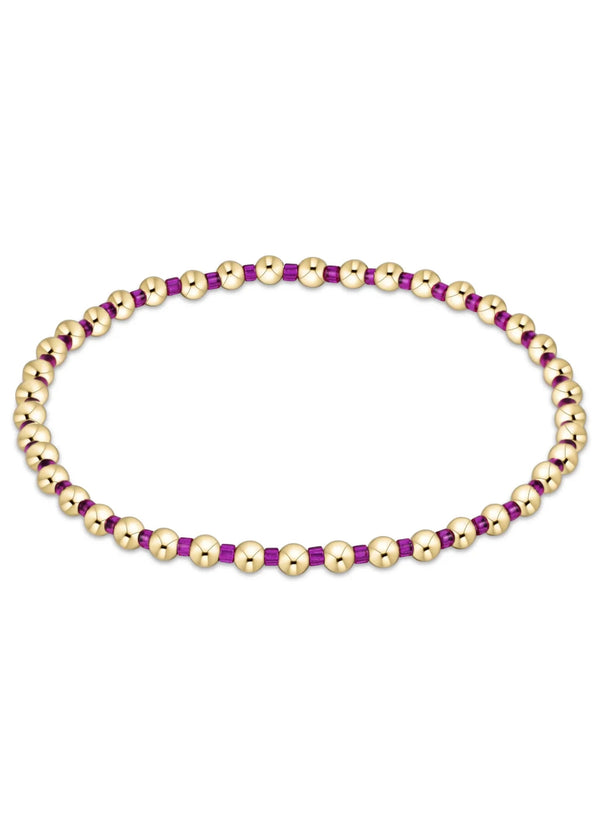 Hope Grateful Bracelet - Fuchsia