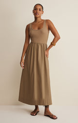 Kensie Midi Dress - Taro