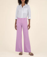 Meg Linen Wide Leg Pants - Soft Orchid