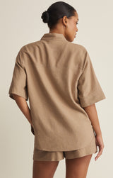 Expedition Button Up - Taro
