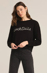 Cocktails Sweater - Black