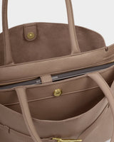 Maddie Work Tote Bag - Mocha