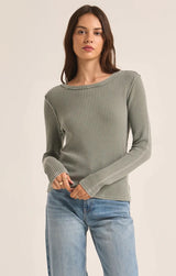 Arlet Thermal Top - Palm Green