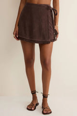 Canopy Wrap Skirt - Chocolate Cherry