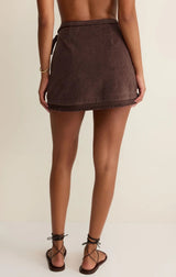 Canopy Wrap Skirt - Chocolate Cherry