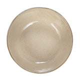Large Antique White Stoneware Bowl