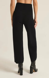 Elowen Sweater Knit Pants - Black