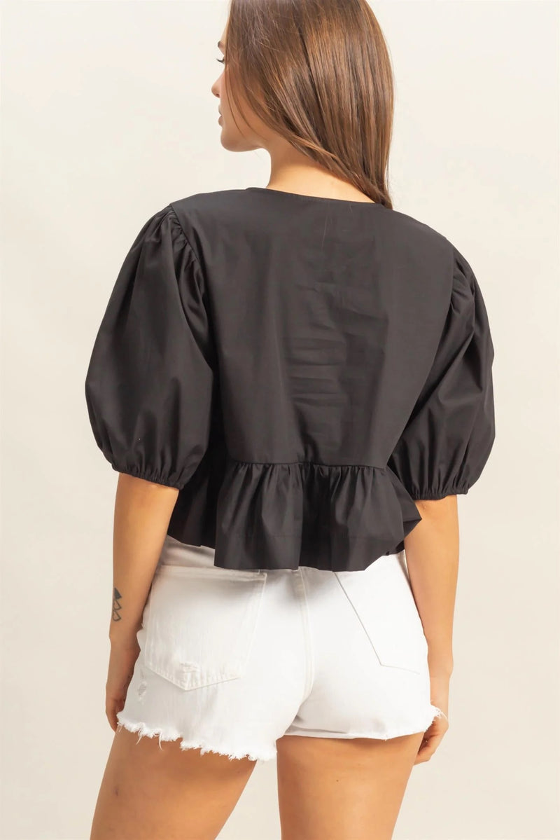 Amelia Tie Front Top