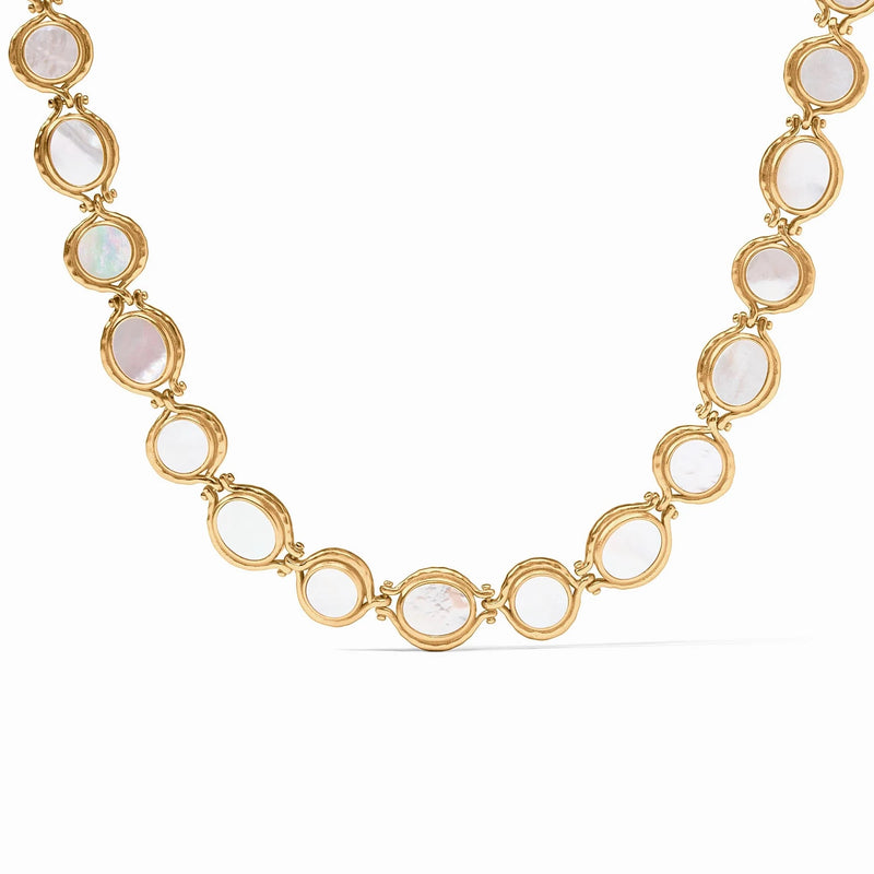 Saratoga Tennis Necklace - Mother of Pearl