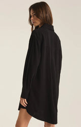 Dover Linen Dress - Black