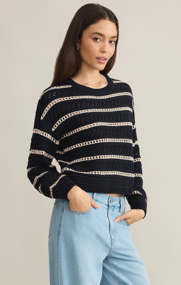 Estero Stripe Sweater - Eclipse