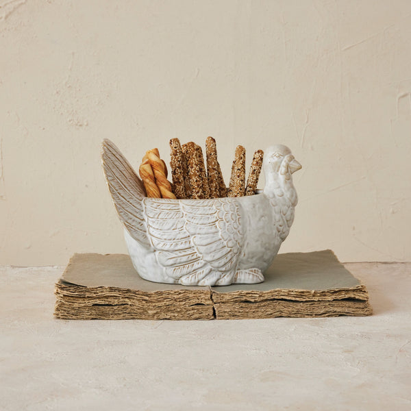 Stoneware Turkey Bowl
