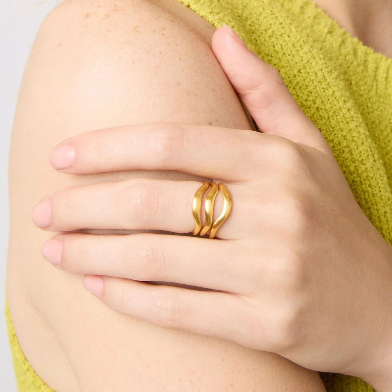 Wave Gold Ring