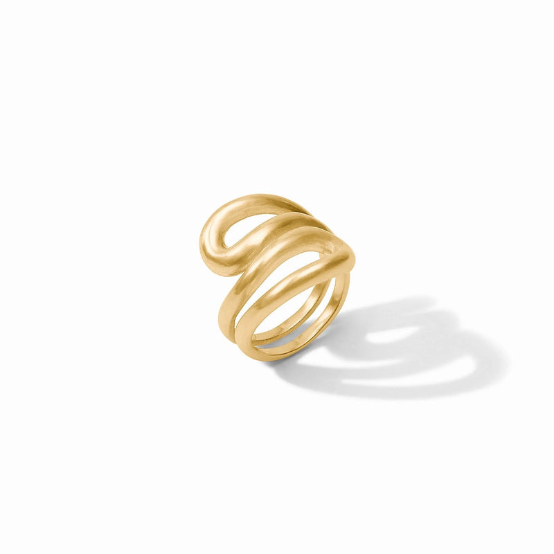 Wave Gold Wrap Ring