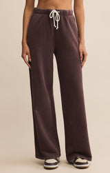 Hunter Knit Pant - Chocolate Cherry