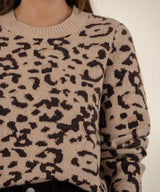 Gisela Animal Printer Sweater