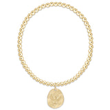 Inspire America Gold Disc Bracelet - Classic 3mm Gold